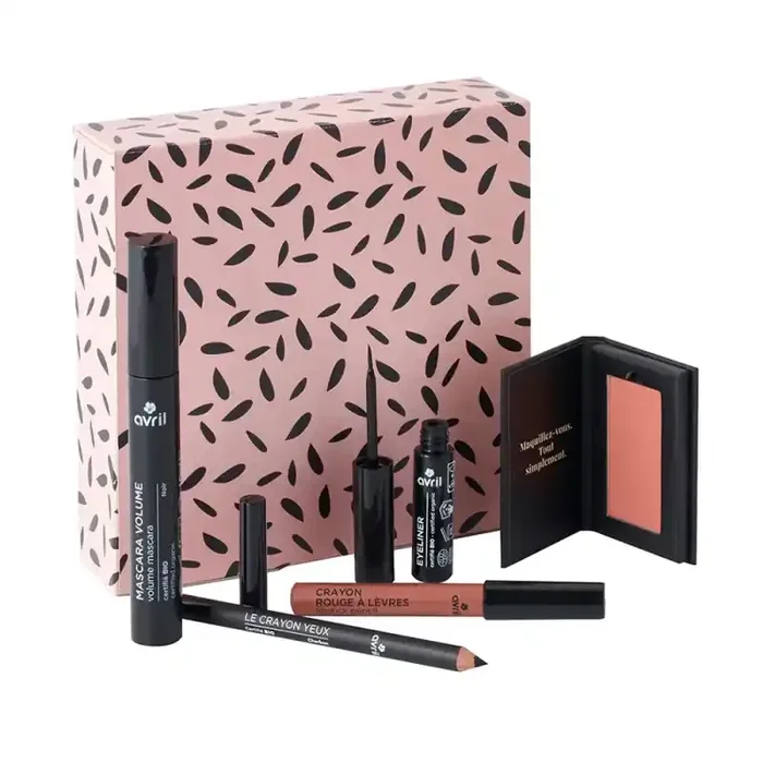 Avril coffret cadeau mes essentiels make up cosmetiques certifiés bio