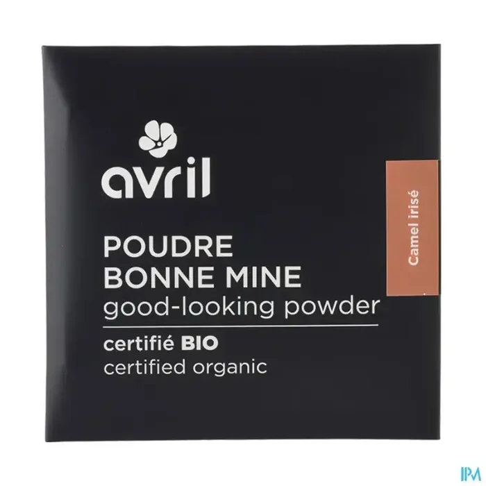 Avril poudre bonne mine camel irise certifiée bio 11g