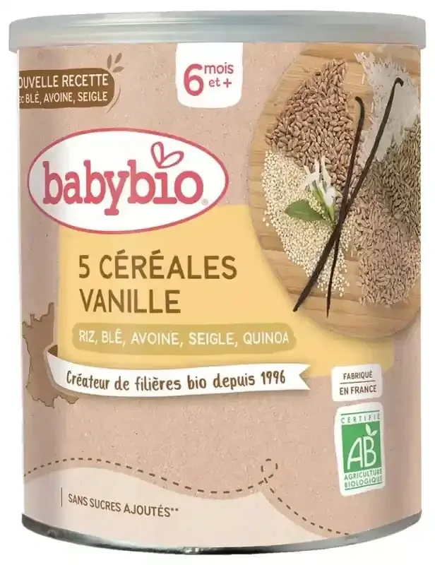 Babybio Céréales Avec Quinoa – Vanille