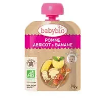 Babybio gourde POMME ET ABRICOT D‘OCCITANIE BANANE 90g