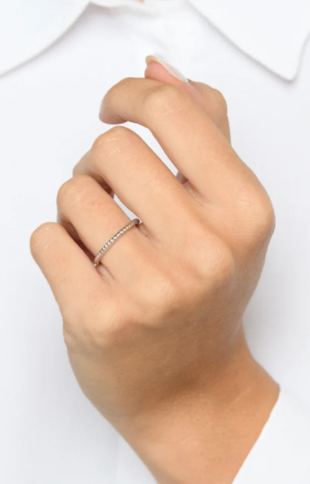 Bague Pour Toujours – Or blanc 375/1000