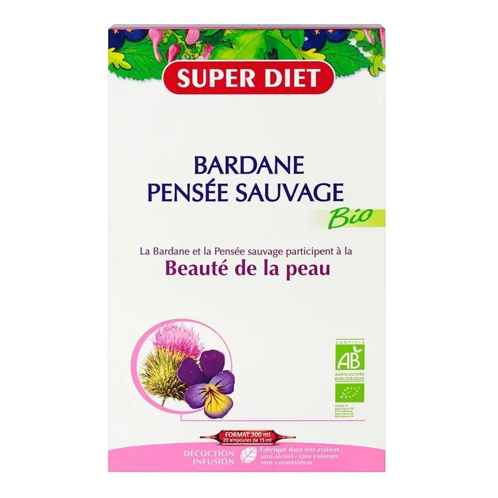 Bardane & pensée sauvage 20x15ml