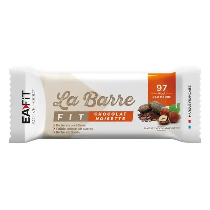 BARRE FIT Saveur CHOCOLAT NOISETTE 28G EAFIT