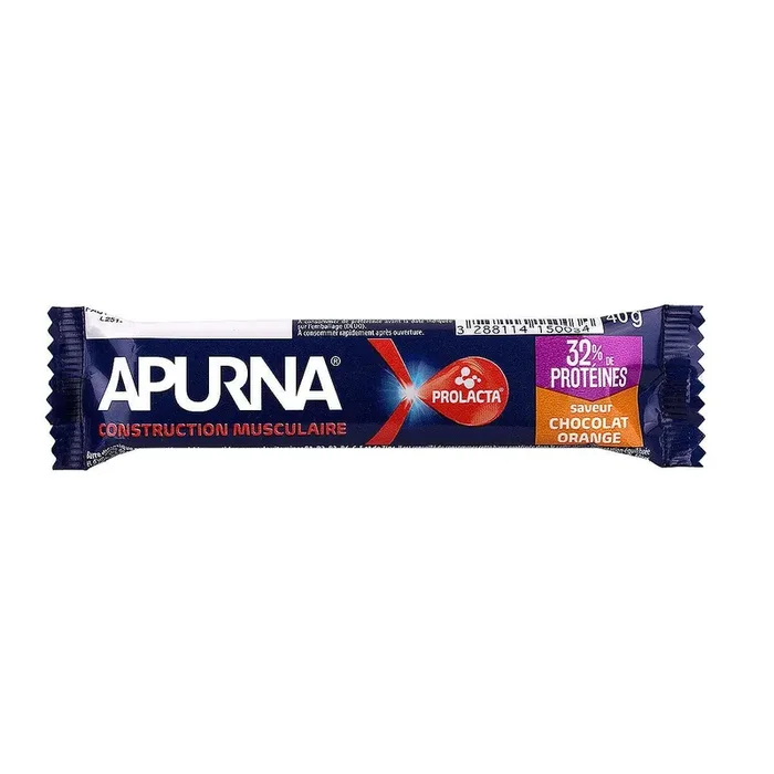 Barre hyperprotéinée Saveur chocolat orange