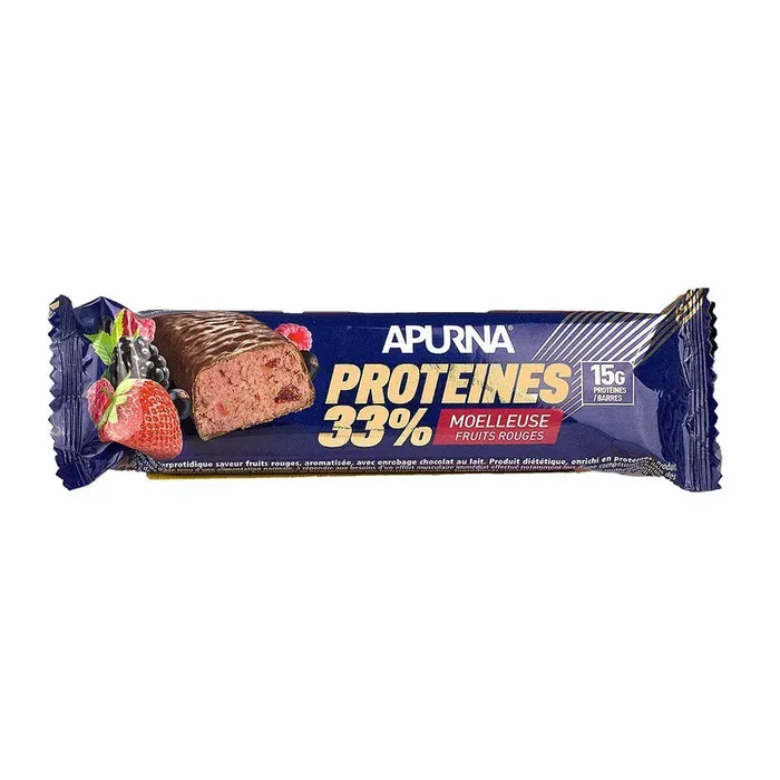 Barre moelleuse fruits rouges 45g