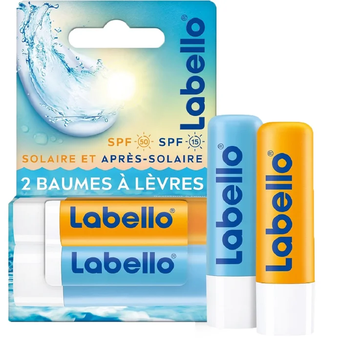 Baumes à lèvre SPF 50 – Summer&After – 2 x 4,8 g