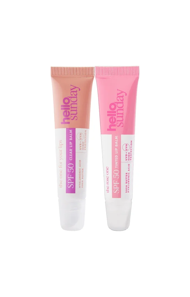 Baumes à lèvres teintés & transparent – 2 x 15 ml