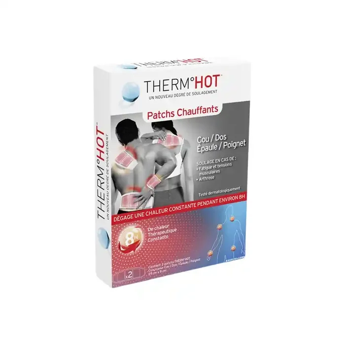 Bausch & Lomb ThermHot patchs chauffants cou dos epaule poignet