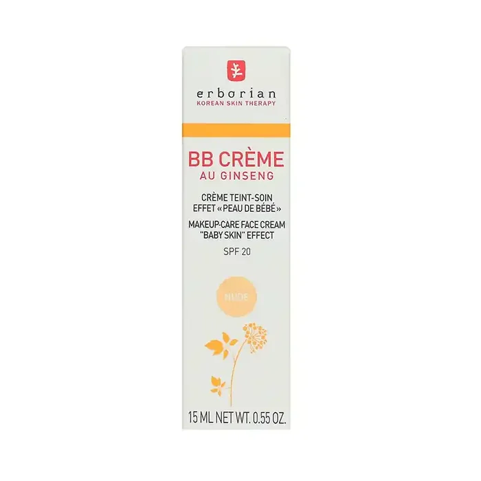 BB CREME GINSENG SPF20 15ML NUDE ERBORIAN