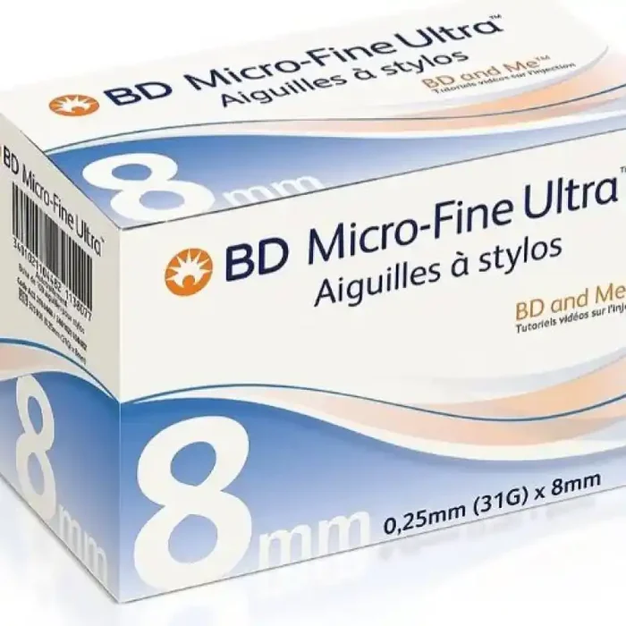 BD Micro Fine+ 8mm (31G) – Aiguilles à stylos x 100