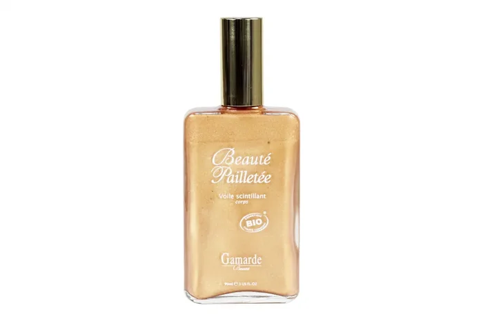 Beauté pailletée voile scintillant doré 90ml