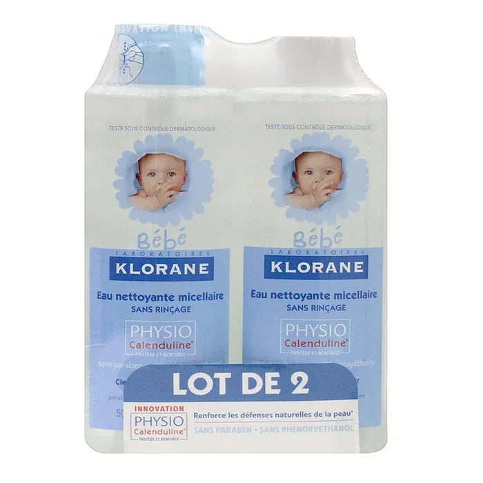 Bébé Eau Nettoyante Micellaire 2x500ml