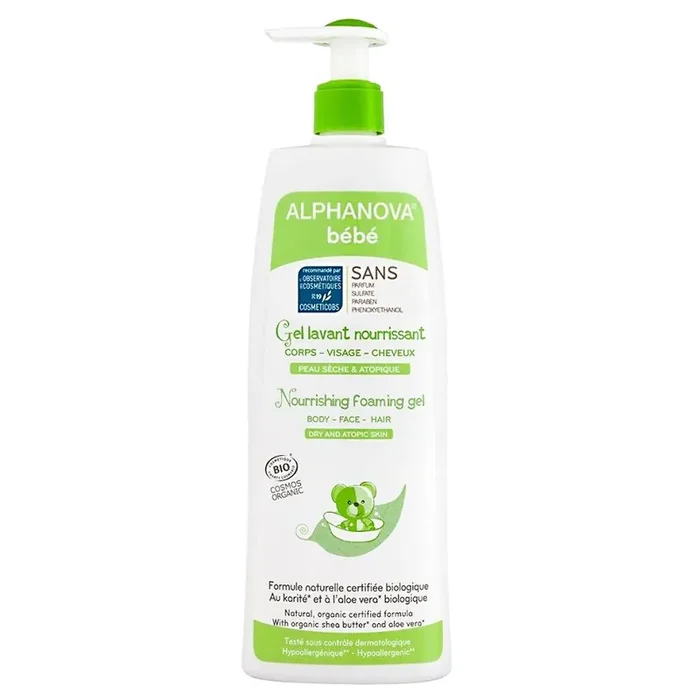 Bébé gel lavant nourrissant bio 500ml
