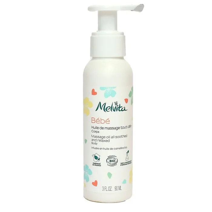 Bébé huile de massage tout câlin corps bio 90ml