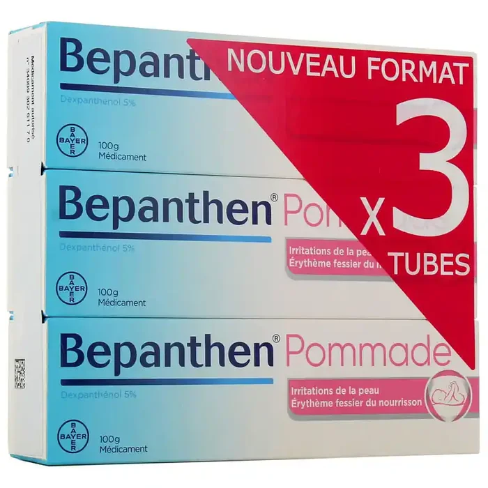 BEPANTHEN 5% POMMADE LOT DE 3 X 100G BAYER