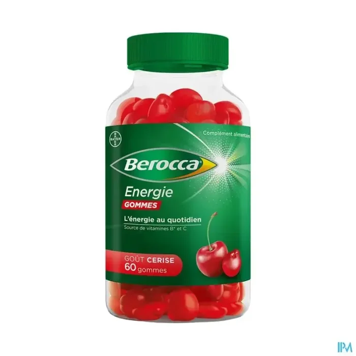Berocca energie gommes cerise 60