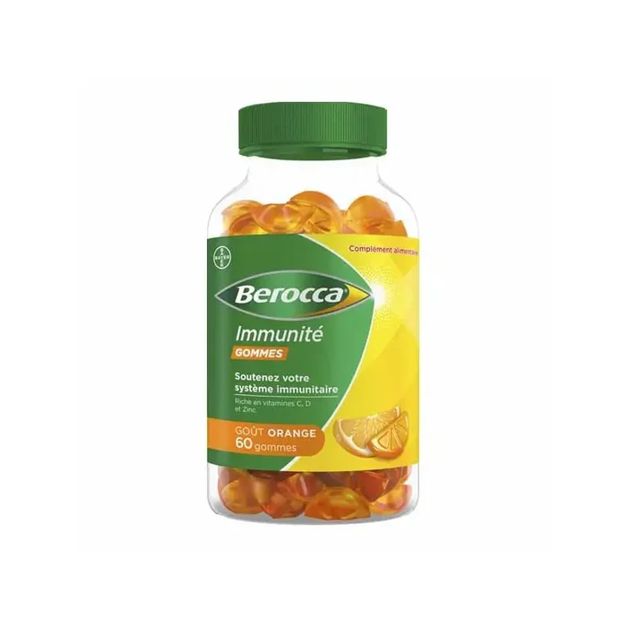 Berocca Immunite gout orange 60 gommes