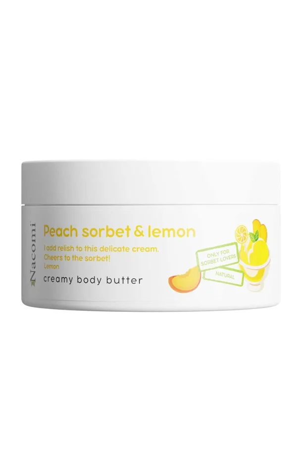 Beurre hydratant – Pêche & citron – Corps – 100 ml