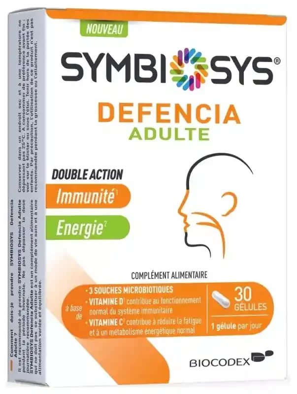 Biocodex Defencia Symbiosys Adulte Boite 30 Comprimes