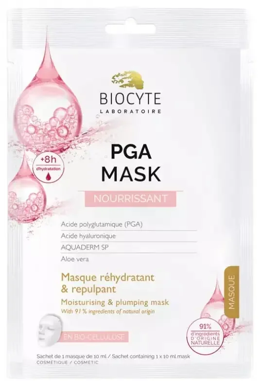 Biocyte PGA Mask Nourrissant Masque Bio-Cellulose Réhydratant & Repulpant 10 ml