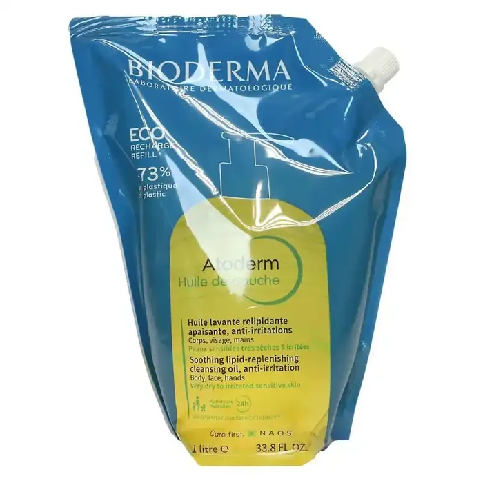 Bioderma Atoderm Huile de Douche Recharge 1L