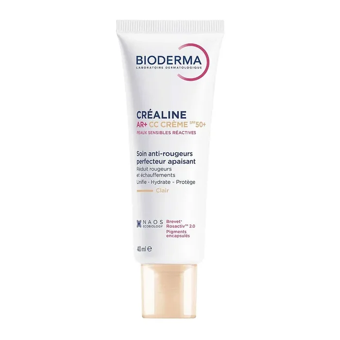 Bioderma Crealine AR+ CC Crème SPF50+ Teinte Claire 40ml