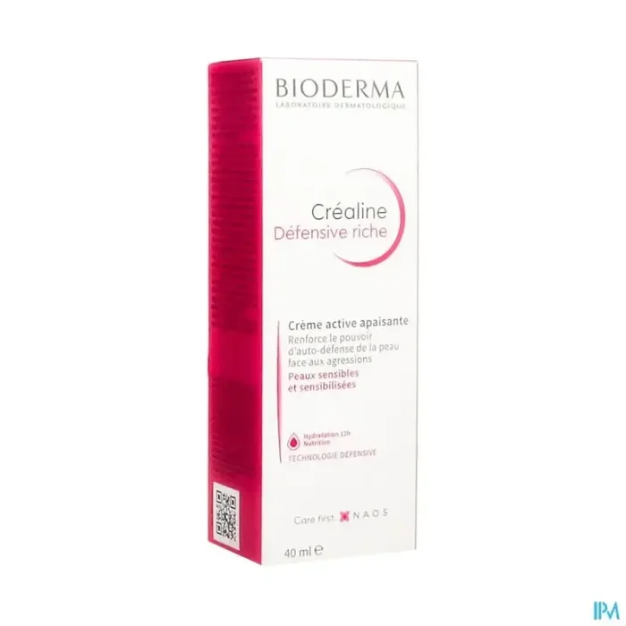 Bioderma crealine defensive riche crème active apaisante 40ml