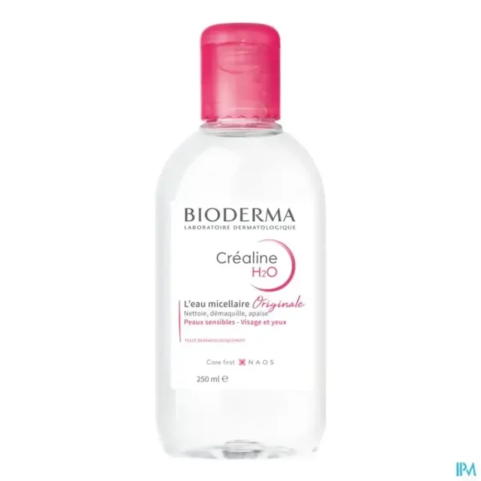 Bioderma crealine h2o eau micellaire demaquillante sans parfum 250ml