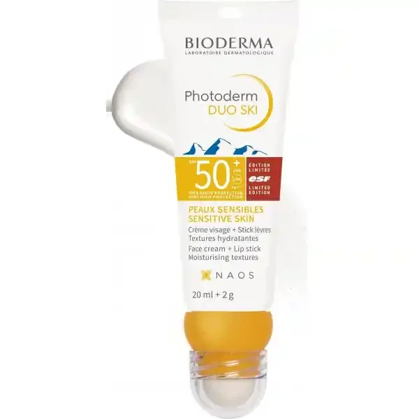Bioderma Photoderm Duo Ski Crème Visage + Stick Lèvres SPF50+