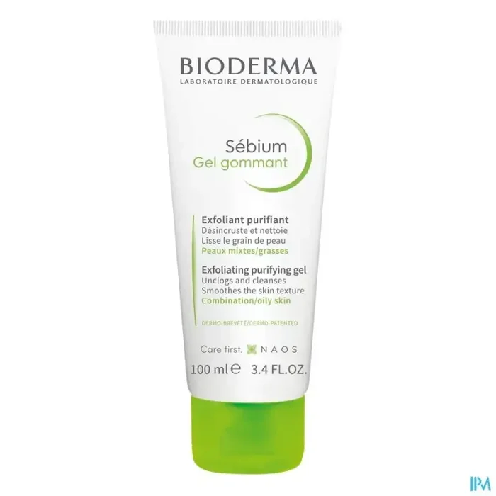 Bioderma sebium gommant gel toilette mouss exfoliant 100ml