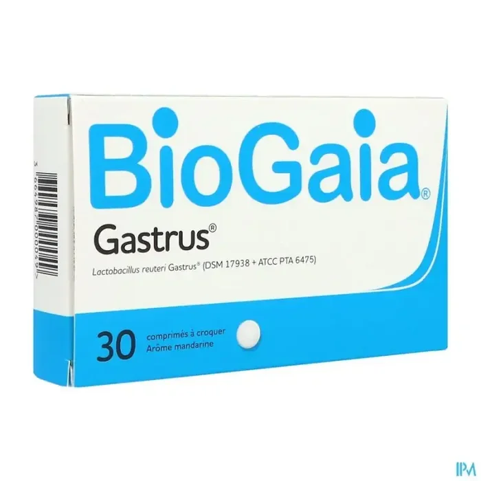 Biogaia gastrus lactobacillus comprimé 30