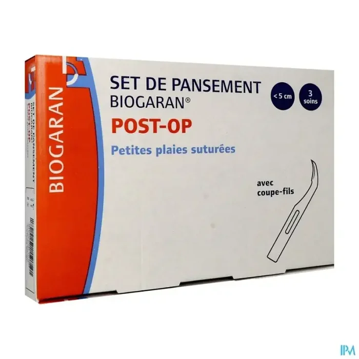 Biogaran set pansement post operatoire petites plaies x3