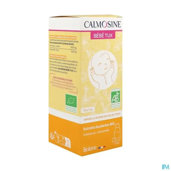 Biolane calmosine bébé tux sirop 100ml