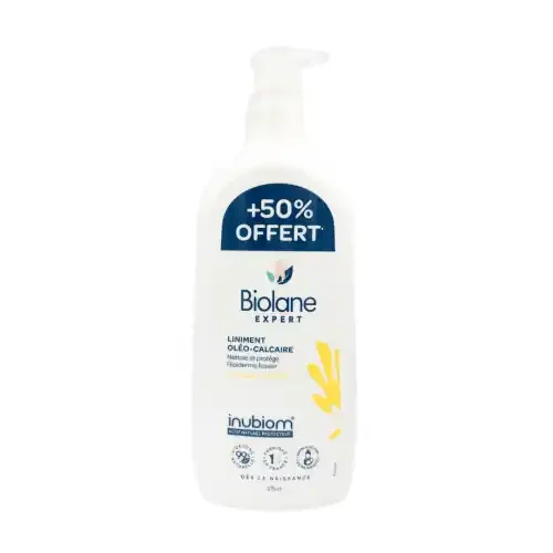 Biolane liniment oléo-calcaire à l‘huile d‘olive 50% offert 675ml