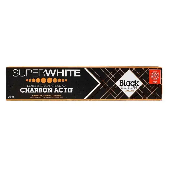 Biosynex Dentifrice Charbon Actif Black Edition – Tube75ml