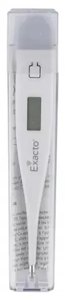Biosynex Thermomètre Digital Rigide – Couleur Gris