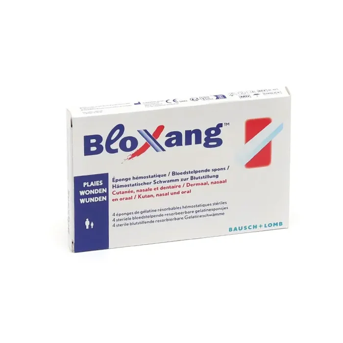 BLOXANG EPONGE HEMOSTATIQUE x4 BAUSCH&LOMB