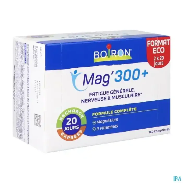 Boiron mag 300+ fatigue comprimé 160