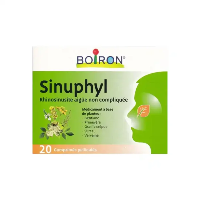 Boiron sinuphyl 20 comprimes pellicules