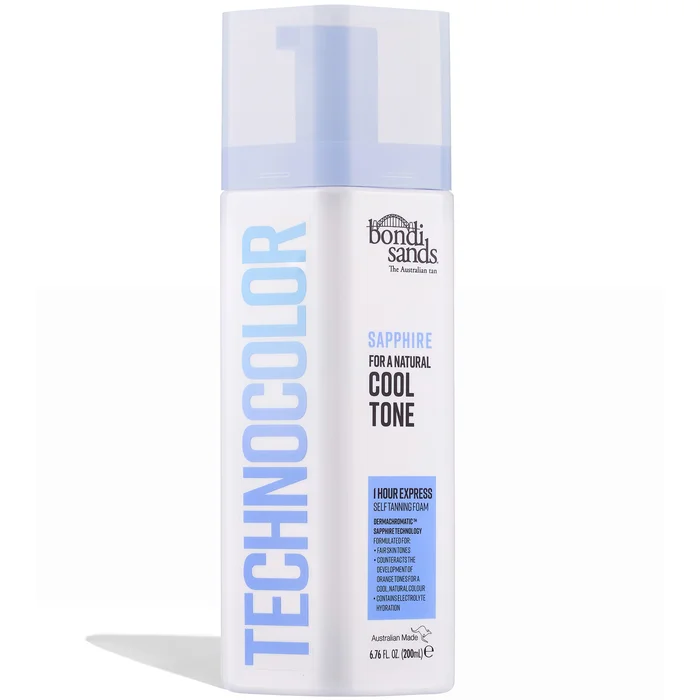 Bondi Sands Technocolor 1 Hour Express Mousse Autobronzante – Sapphire 200 ml