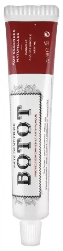 Botot Pâte Dentifrice Cannelle Clou de Girofle Menthe 75 ml