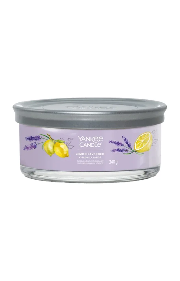 Bougie 5 mèches – Citron lavande – 340 g