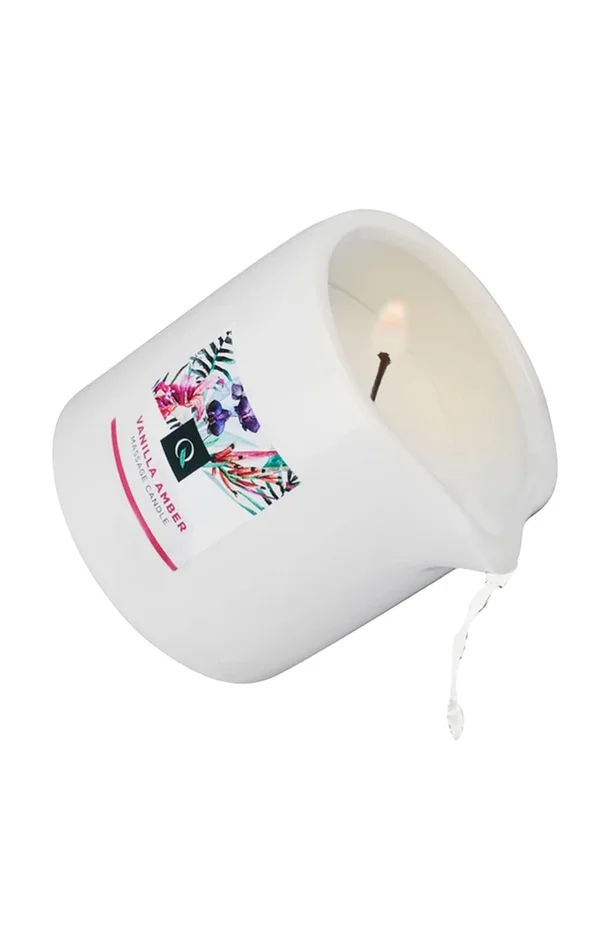Bougie de massage – Vanille & ambre – 200g