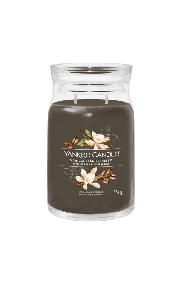 Bougie gobelet – Expresso à la gousse de vanille – Grand modèle – 567 g