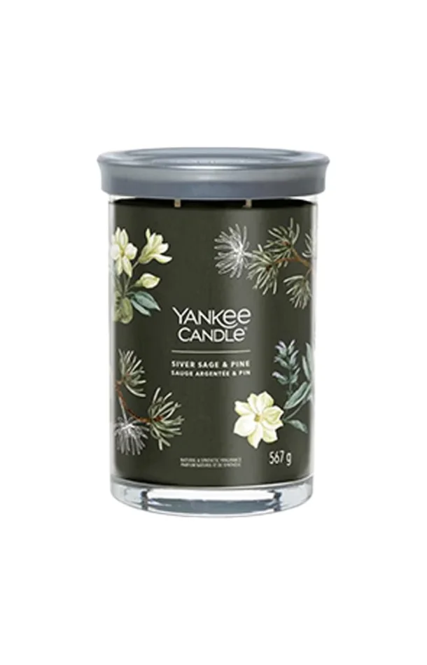 Bougie gobelet – Silver sage & pine signature – Grand modèle – 576 g