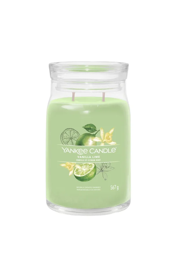 Bougie gobelet – Vanille & citron vert – Grand modèle – 567 g