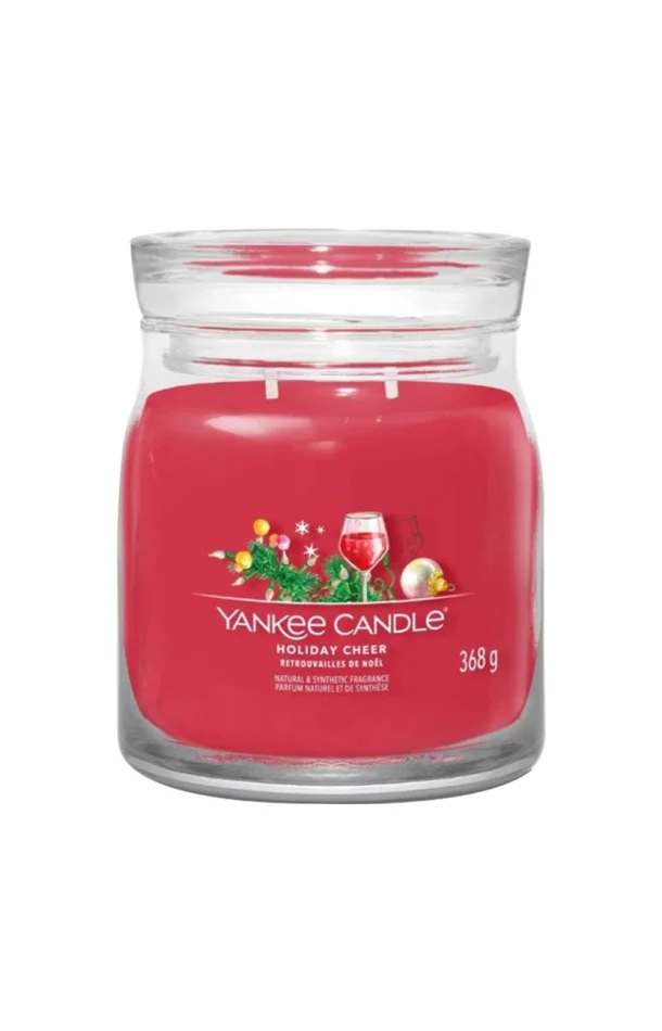 Bougie jarre – Retrouvailles de Noël – Modèle medium – 368 g