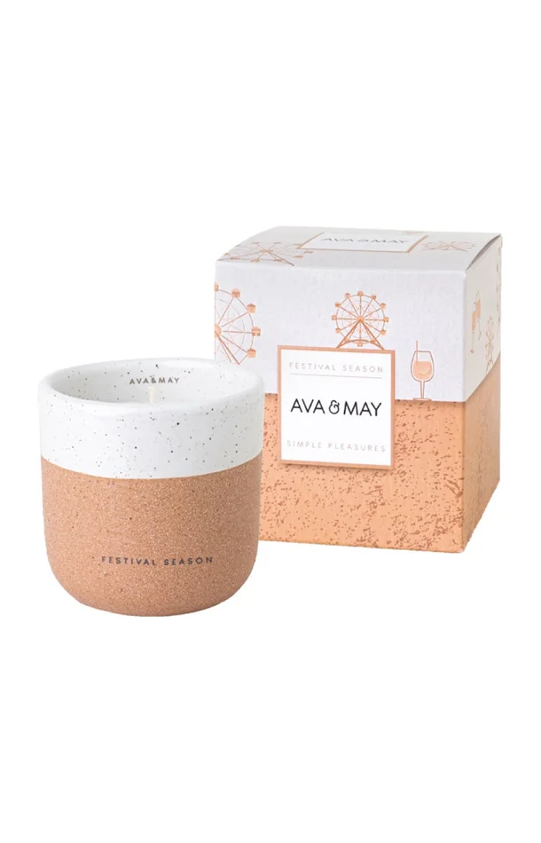 Bougie parfumée – Festival Season – Ambre, fruits secs & fève de tonka – 200 g