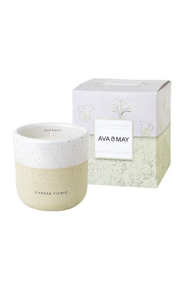 Bougie parfumée – Garden Picnic – Fleur d’oranger, violette & ylang ylang – 200 g