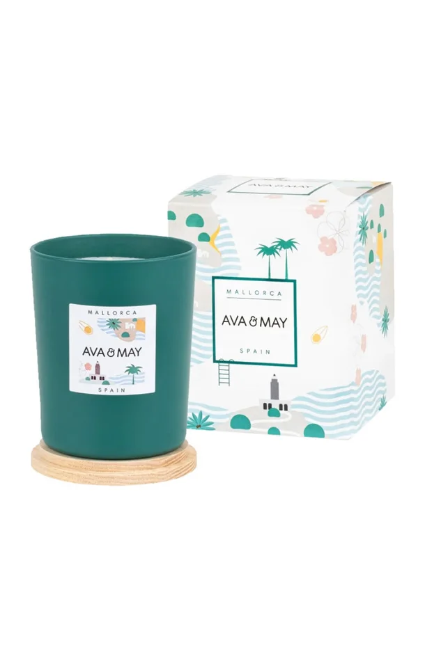 Bougie parfumée – Majorque – Avocat, magnolia & pêche – 180 g